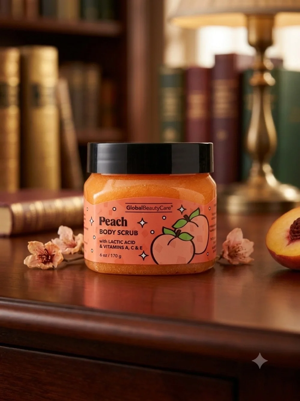 Peach Body Scrub - Orange